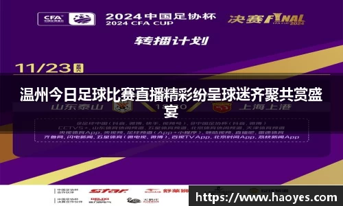 温州今日足球比赛直播精彩纷呈球迷齐聚共赏盛宴